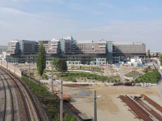 Foto vom 21. April 2017 - Krankenhausneubau