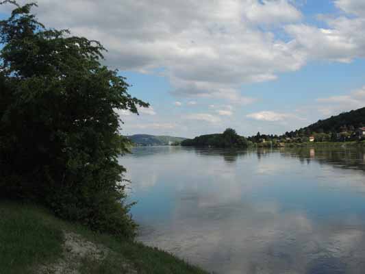 Foto vom 2. Mai 2017 - Donau vis a vis von Hflein