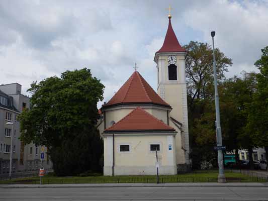 Foto vom 8. Mai 2017 - Kirche in Kagran