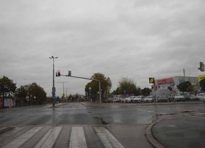 Kreuzung B3 mit der Leopoldauer Straße