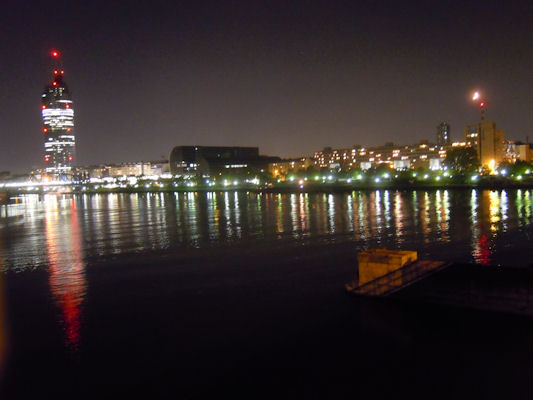 Foto vom 12. Oktober 2010 - Milleniumtower, Donau