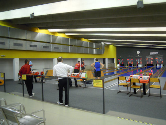 Foto vom 30. Oktober 2010 - Kegelbahn in der Albert Schulz Halle