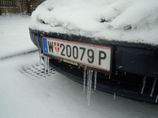 Foto vom 15. Dezember 2010 - Eiszapfen