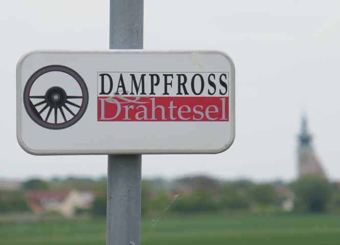 Dampfross Drahtesel