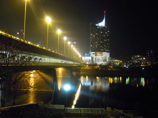 Foto vom 7. Jänner 2011 - Reichsbrücke