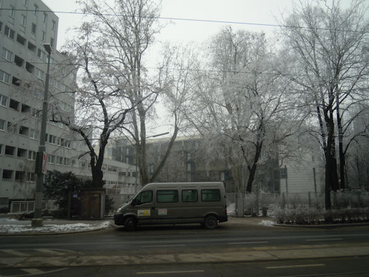 Foto vom 29. Jnner 2011 - Wohnhausanlage in der Donaufelder Strae