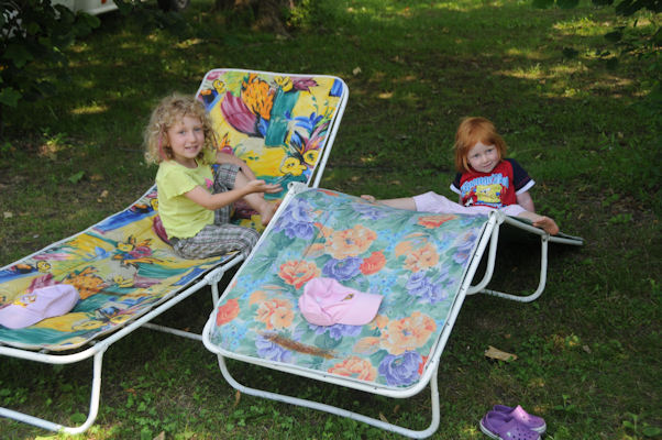Foto vom 23. Juni 2011 - Zoe und Amy