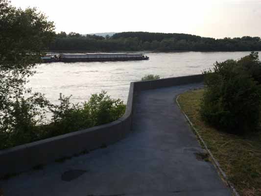 Foto vom 15. Juli 2011 - Donau bei Langenzersdorf