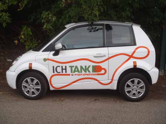 Foto vom 3. August 2011 - Elektroauto
