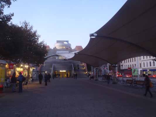 Foto vom 21. Oktober 2011 - U-Bahnstation Burggasse